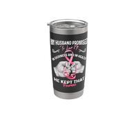 My Husband Promised To Love Me In Sickness And Health - Gift Vaso térmico de acero inoxidable de doble pared