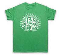My Icon Art and Clothing 13th Floor Psychedelic Rock Sounds Eye Psychedelic Rock Sounds Elevat - Camiseta para hombre, verde, L