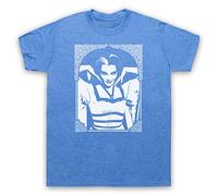 My Icon Art and Clothing - Camiseta para hombre con diseño de Lily Munster, estilo gótico, retro, comedia, terror, azul vintage, L