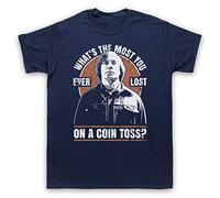 My Icon Art and Clothing Coin Toss No Country Anton Chigurh Western Film - Camiseta para hombre, azul marino, L
