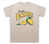 My Icon Art and Clothing Corsicana Lemonade Retro Indie Rock - Camiseta para hombre, arena, S