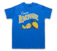My Icon Art and Clothing Corsicana Lemonade Retro Indie Rock - Camiseta para hombre, azul real, S