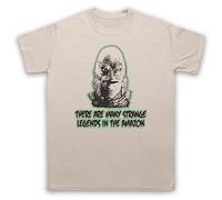 My Icon Art and Clothing Cult Sci Fi from The Black Lagoon Strange Legends - Camiseta para hombre, arena, S