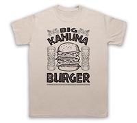 My Icon Art and Clothing Fiction Big Kahuna Burger Quentin Pulp Film - Camiseta para hombre, arena, L