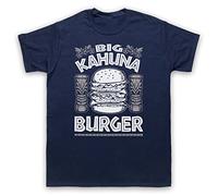 My Icon Art and Clothing Fiction Big Kahuna Burger Quentin Pulp Film - Camiseta para hombre, azul marino, S