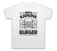 My Icon Art and Clothing Fiction Big Kahuna Burger Quentin Pulp Film - Camiseta para hombre, blanco, 4XL