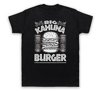 My Icon Art and Clothing Fiction Big Kahuna Burger Quentin Pulp Film - Camiseta para hombre, Negro, XL