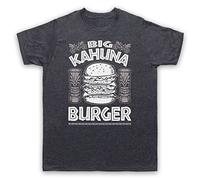 My Icon Art and Clothing Fiction Big Kahuna Burger Quentin Pulp Film - Camiseta para hombre, Pizarra vintage., XL