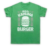 My Icon Art and Clothing Fiction Big Kahuna Burger Quentin Pulp Film - Camiseta para hombre, verde, L