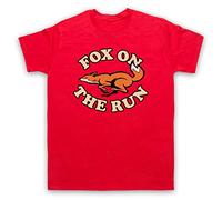 My Icon Art and Clothing Fox On The Run Retro Glam Rock Classic - Camiseta para hombre, rosso, 5XL