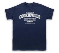 My Icon Art and Clothing Future Cartoon Cookieville Minimum Security Orphanarium - Camiseta para hombre, azul marino, XXL