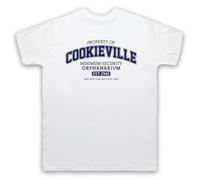 My Icon Art and Clothing Future Cartoon Cookieville Minimum Security Orphanarium - Camiseta para hombre, blanco, 3XL