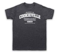 My Icon Art and Clothing Future Cartoon Cookieville Minimum Security Orphanarium - Camiseta para hombre, Pizarra vintage., S