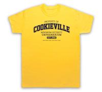 My Icon Art and Clothing Future Cartoon Cookieville Minimum Security Orphanarium - Camiseta para hombre, amarillo, XL