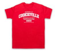 My Icon Art and Clothing Future Cartoon Cookieville Minimum Security Orphanarium - Camiseta para hombre, rosso, XL