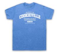 My Icon Art and Clothing Future Cartoon Cookieville Minimum Security Orphanarium - Camiseta para hombre, azul vintage, XL