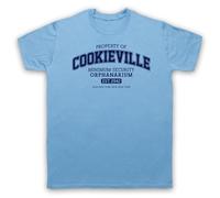 My Icon Art and Clothing Future Cartoon Cookieville Minimum Security Orphanarium - Camiseta para hombre, azul celeste, XXL