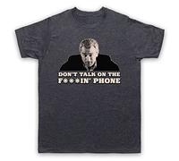 My Icon Art and Clothing Good Gangster Film Don't Talk On The Phone Mafia Fellas - Camiseta para hombre, Pizarra vintage., S