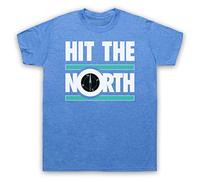 My Icon Art and Clothing Hit The North Manchester Post-Punk - Camiseta para hombre, Negro, L