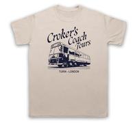 My Icon Art and Clothing Job Croker's Coach Tours Retro Italian Turin to London - Camiseta para hombre, arena, XXL