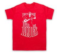My Icon Art and Clothing Johnson I Sold My Soul to Play The Blues Robert Legend of Guitar - Camiseta para hombre, rosso, M