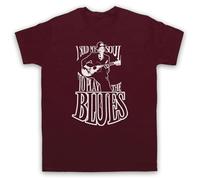 My Icon Art and Clothing Johnson I Sold My Soul to Play The Blues Robert Legend of Guitar - Camiseta para hombre, rojo (Maroon), XL