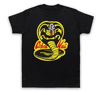 My Icon Art and Clothing Karate Cobra Kai Dojo Logo Retro 80's Martial Arts Film Camiseta para hombre, Negro, 5XL