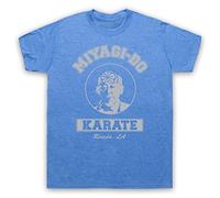 My Icon Art and Clothing Karate Mr Miyagi Do Logo Dojo Logo Retro Martial Arts Film Camiseta para hombre, azul vintage, XL