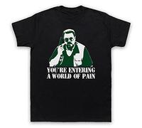 My Icon Art and Clothing Lebowski - Camiseta para hombre, diseño de Walter You're Entering A World of Pain, Negro, 3XL