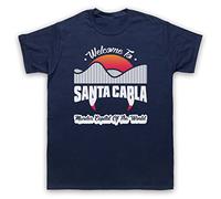 My Icon Art and Clothing Lost Vampire Santa Carla Murder Capital of The World Missing Boys - Camiseta para hombre, azul marino, 5XL