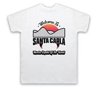 My Icon Art and Clothing Lost Vampire Santa Carla Murder Capital of The World Missing Boys - Camiseta para hombre, blanco, S
