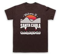 My Icon Art and Clothing Lost Vampire Santa Carla Murder Capital of The World Missing Boys - Camiseta para hombre, marrón, L