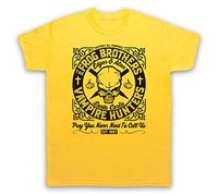 My Icon Art and Clothing Lost Vampire The Frog Brothers Edgar & Alan - Camiseta para hombre, amarillo, XXL