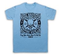 My Icon Art and Clothing Lost Vampire The Frog Brothers Edgar & Alan - Camiseta para hombre, azul celeste, XL