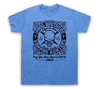 My Icon Art and Clothing Lost Vampire The Frog Brothers Edgar & Alan - Camiseta para hombre, azul vintage, M