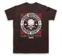 My Icon Art and Clothing Lost Vampire The Frog Brothers Edgar & Alan - Camiseta para hombre, marrón, XXL