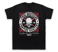 My Icon Art and Clothing Lost Vampire The Frog Brothers Edgar & Alan - Camiseta para hombre, Negro, 4XL