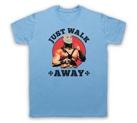 My Icon Art and Clothing Mad Lord Humungus Just Walk Away Max 2 - Camiseta para hombre, azul celeste, XL