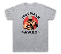 My Icon Art and Clothing Mad Lord Humungus Just Walk Away Max 2 - Camiseta para hombre, gris, XL