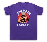 My Icon Art and Clothing Mad Lord Humungus Just Walk Away Max 2 - Camiseta para hombre, Morado (, L