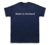 My Icon Art and Clothing Made in Scotland - Camiseta para hombre con eslogan patriótico orgulloso, azul marino, 4XL