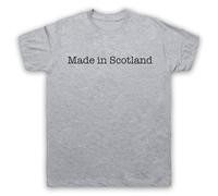 My Icon Art and Clothing Made in Scotland - Camiseta para hombre con eslogan patriótico orgulloso, gris, M