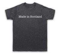 My Icon Art and Clothing Made in Scotland - Camiseta para hombre con eslogan patriótico orgulloso, Pizarra vintage., S