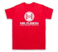 My Icon Art and Clothing Mr Fusion Home Energy Reactor the Future BTTF Back to - Camiseta para hombre, rosso, 3XL