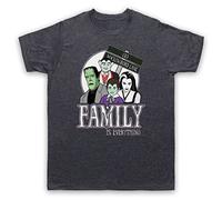 My Icon Art and Clothing Munsters Family is Everything Retro Sopra Mafia Parody Horror - Camiseta para hombre, Pizarra vintage., XL