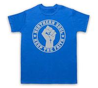 My Icon Art and Clothing Northern Soul Keep The Faith Dancing Music All Nighter - Camiseta para hombre, azul real, XXL