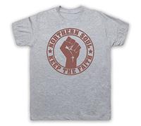 My Icon Art and Clothing Northern Soul Keep The Faith Dancing Music All Nighter - Camiseta para hombre, gris, XXL