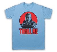 My Icon Art and Clothing of The Creeps Thrill Me Horror Night - Camiseta retro para hombre, azul celeste, L