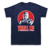 My Icon Art and Clothing of The Creeps Thrill Me Horror Night - Camiseta retro para hombre, azul marino, 3XL
