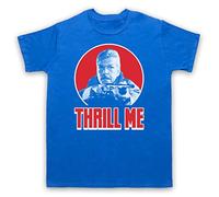 My Icon Art and Clothing of The Creeps Thrill Me Horror Night - Camiseta retro para hombre, azul real, 4XL